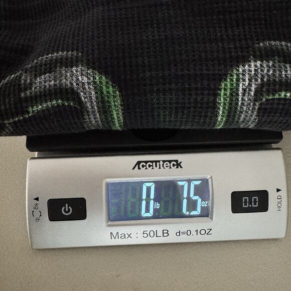 Cyber Skull Men Black Thermal Waffle Knit Shirt L Y2K Grunge Biker Jesse Pinkman - Picture 13 of 13